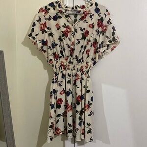 J for justify flowery dress size XL